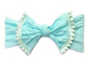 Spring Nylon Pom Pom Mini Trim Headband for Babies and Toddlers Baby Wisp