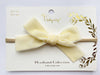 Velvet Bow - Baby and Toddler Headband (1 inch Ribbon) Baby Wisp
