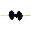 Knotted Bow - Skinny Nylon Headband Baby Wisp