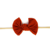 Knotted Bow - Skinny Nylon Headband Baby Wisp