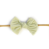 Knotted Bow - Skinny Nylon Headband Baby Wisp