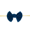 Knotted Bow - Skinny Nylon Headband Baby Wisp