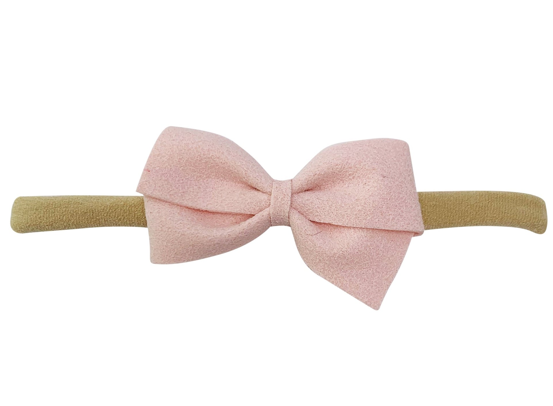 Thali Faux Suede Bow Headband for Babies Baby Wisp