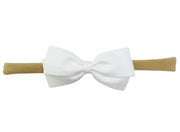 Thali Faux Suede Bow Headband for Babies Baby Wisp