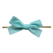 Velvet Bow - Baby and Toddler Headband (1 inch Ribbon) Baby Wisp