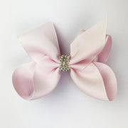 Americana Bow Pinch Clip - Diamond Rhinestone Bling Baby Wisp