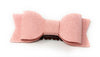 Medium Wisp Clip - Billie Jean Faux Suede Bow Baby Wisp