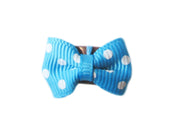 Mini Latch Clip Tiny Tuxedo Grosgrain Bow Baby Wisp