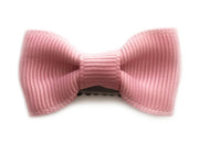Mini Latch Wisp Clip - Charlotte Bow - Rose Quartz Blush Baby Wisp