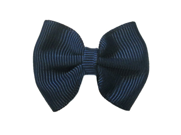 Mini Latch Classic Bow - Navy Baby Wisp