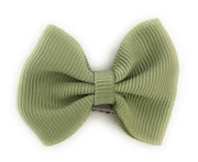 Mini Latch Classic Bow - Soft Pine Green Baby Wisp
