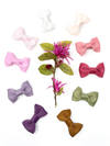 10 Pc Small Snap Charlotte Hair Bows - New Orleans Baby Wisp