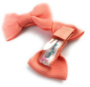5 Small Summer Charlotte Bow Snap Clips- Endless Summer Baby Wisp