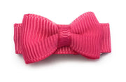 Grosgrain Tuxedo Bow Snap Clip - Single Hair Bow - Camelia Rose Baby Wisp