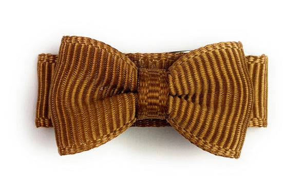 Grosgrain Tuxedo Bow Snap Clip - Single Hair Bow Baby Wisp