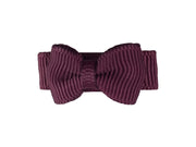 Grosgrain Tuxedo Bow Snap Clip - Single Hair Bow Baby Wisp