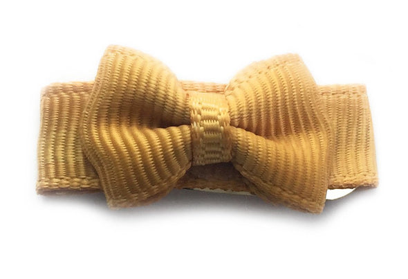 Grosgrain Tuxedo Bow Snap Clip - Single Hair Bow Baby Wisp