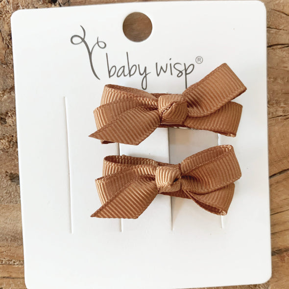 Small Snap Chelsea Boutique Bow Baby Wisp