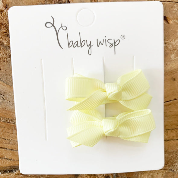 Small Snap Chelsea Boutique Bow Baby Wisp