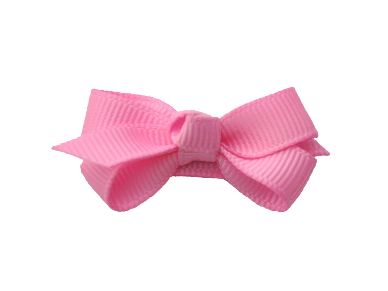 Small Snap Chelsea Boutique Bow - Single Hair Bow - Bubblegum Baby Wisp