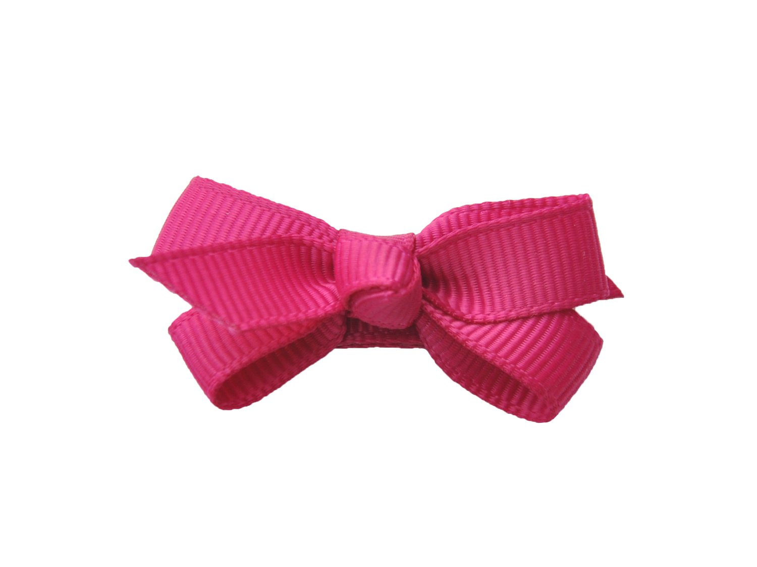 Small Snap Chelsea Boutique Bow - Single Hair Bow - Fuchsia Baby Wisp