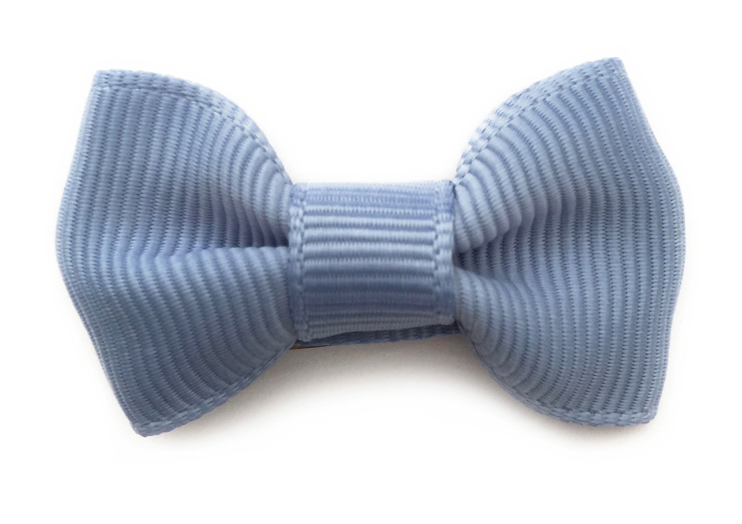 Small Snap Charlotte Bow - Single Hair Bow - French Blue Baby Wisp