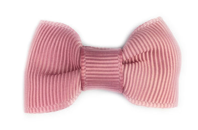 Small Snap Charlotte Bow - Single Hair Bow - Rose Quartz Blush Baby Wisp