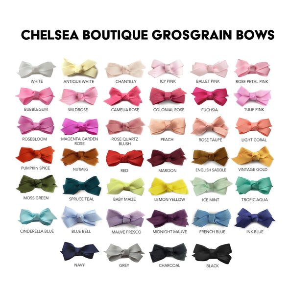 Small Snap Chelsea Boutique Bow Baby Wisp