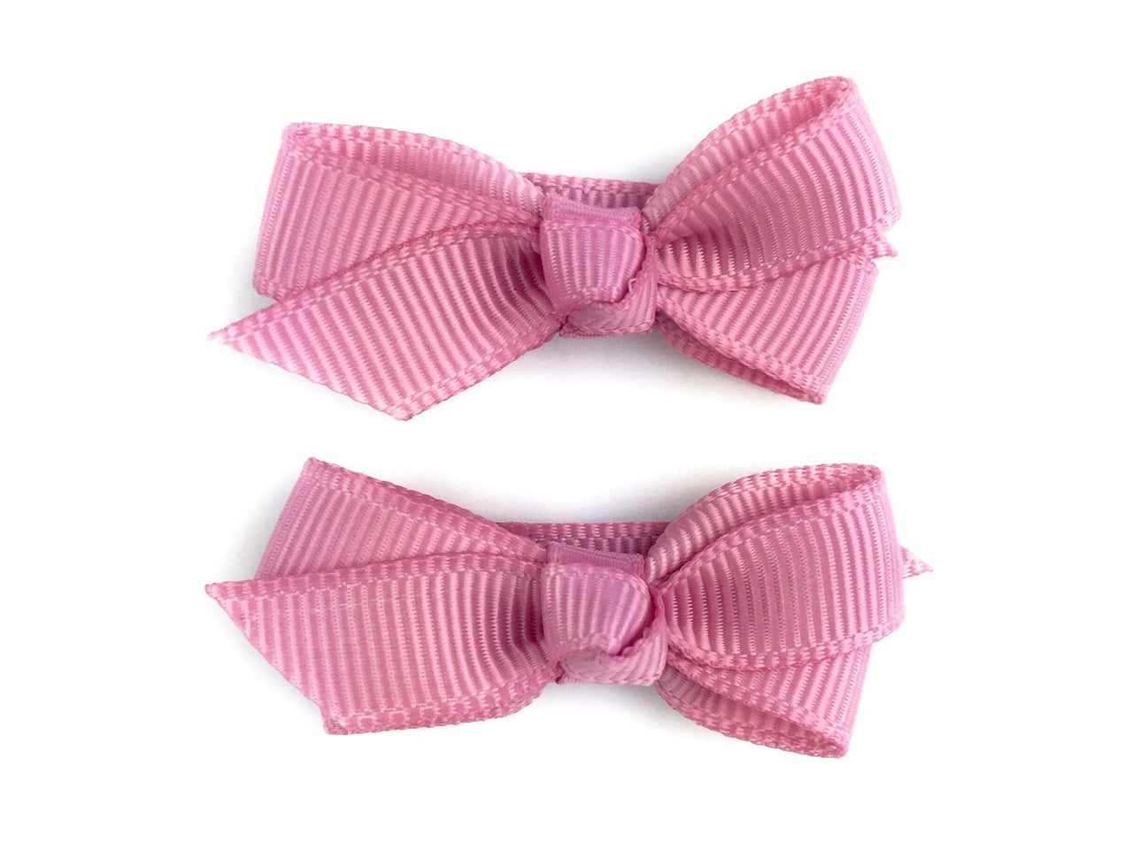 Small Snap Chelsea Boutique Bow - 2 pack - Wildrose Baby Wisp