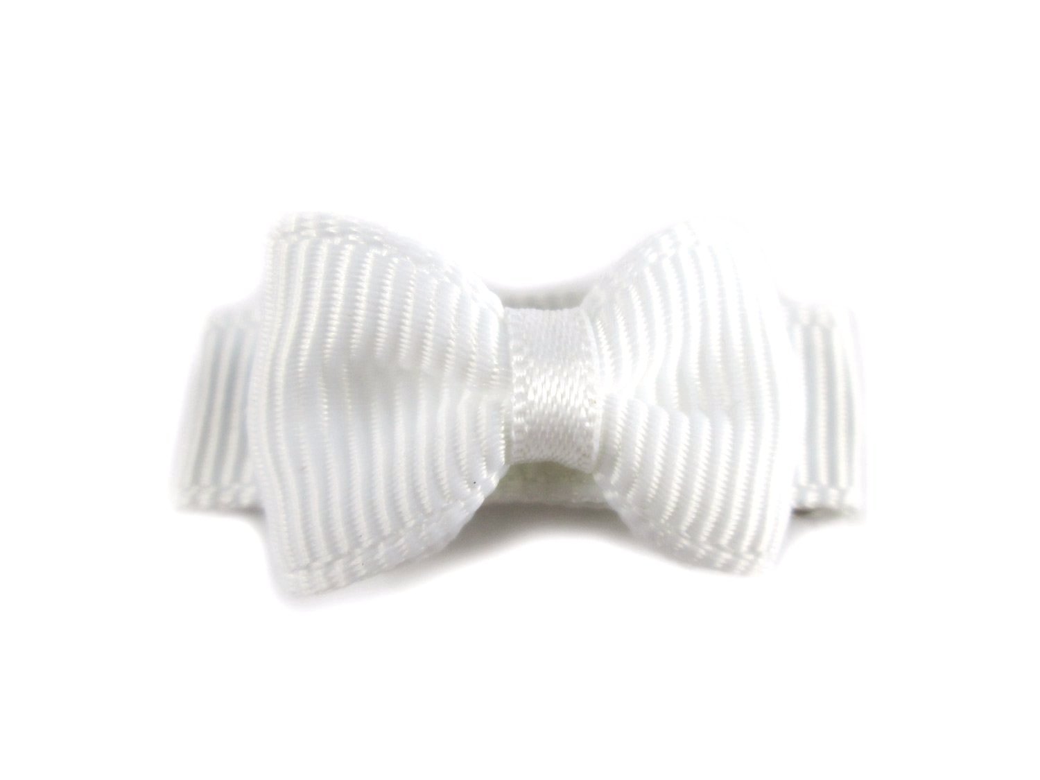 Grosgrain Tuxedo Bow Snap Clip - Single Hair Bow Baby Wisp