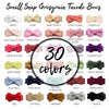 30 Tiny Grosgrain Tuxedo Bows Snap Clip Collection Baby Wisp