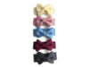 5 Small Snap Clips Mini Bows Tuxedo - Victorian Tea Baby Wisp
