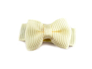 Grosgrain Tuxedo Bow Snap Clip - Single Hair Bow Baby Wisp