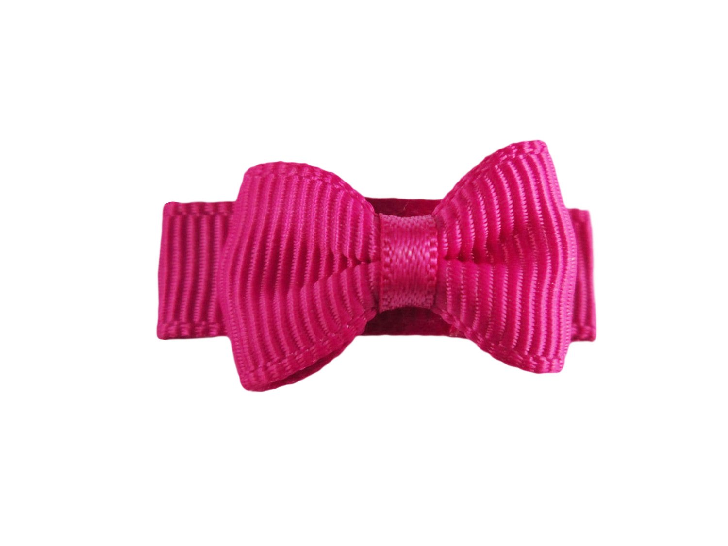 Grosgrain Tuxedo Bow Snap Clip - Single Hair Bow Baby Wisp