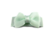 Grosgrain Tuxedo Bow Snap Clip - Single Hair Bow Baby Wisp