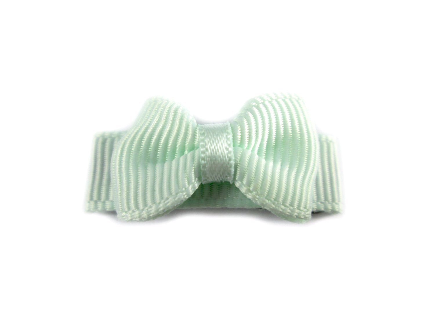 Grosgrain Tuxedo Bow Snap Clip - Single Hair Bow Baby Wisp