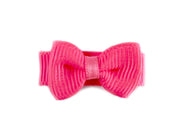 Grosgrain Tuxedo Bow Snap Clip - Single Hair Bow Baby Wisp