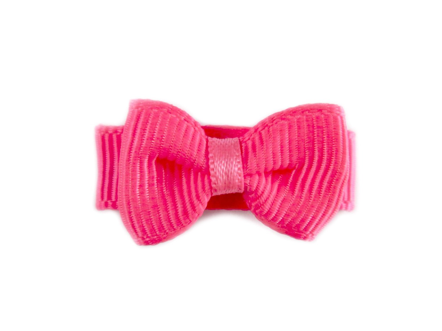 Grosgrain Tuxedo Bow Snap Clip - Single Hair Bow Baby Wisp