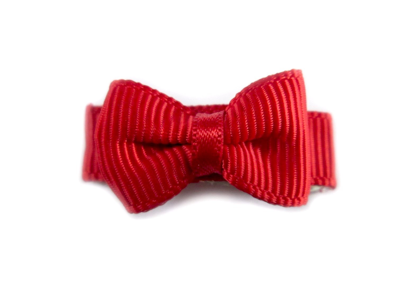 Grosgrain Tuxedo Bow Snap Clip - Single Hair Bow Baby Wisp