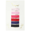 Valentine Colors - 6 Ribbon Snap Clips Baby Wisp