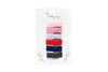 6 Small Snap Ribbon Lined Clips -  Gift Set Baby Wisp