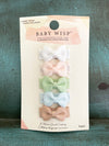 5 Small Snap Clips Mini Bows Tuxedo - Tranquility Baby Wisp