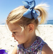 Americana Bow Pinch Clip Baby Wisp
