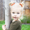 Medium Wisp Clip Baby Bow - Thali Faux Suede Bow Baby Wisp