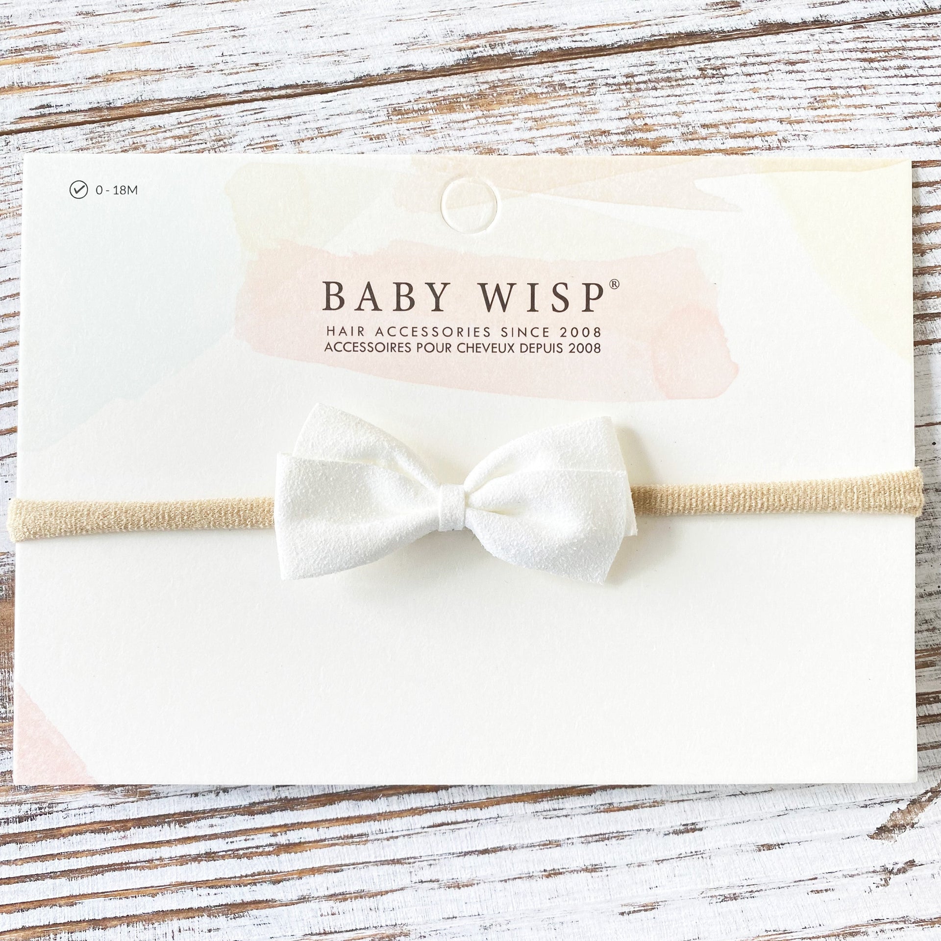 Thali Faux Suede Bow Headband for Babies Baby Wisp