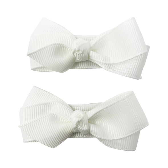 Aiyanna Boutique Hair Bow - Large 5cm Snap Clip Baby Wisp