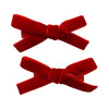 Alligator Clip Barrette Pair - Red Baby Wisp